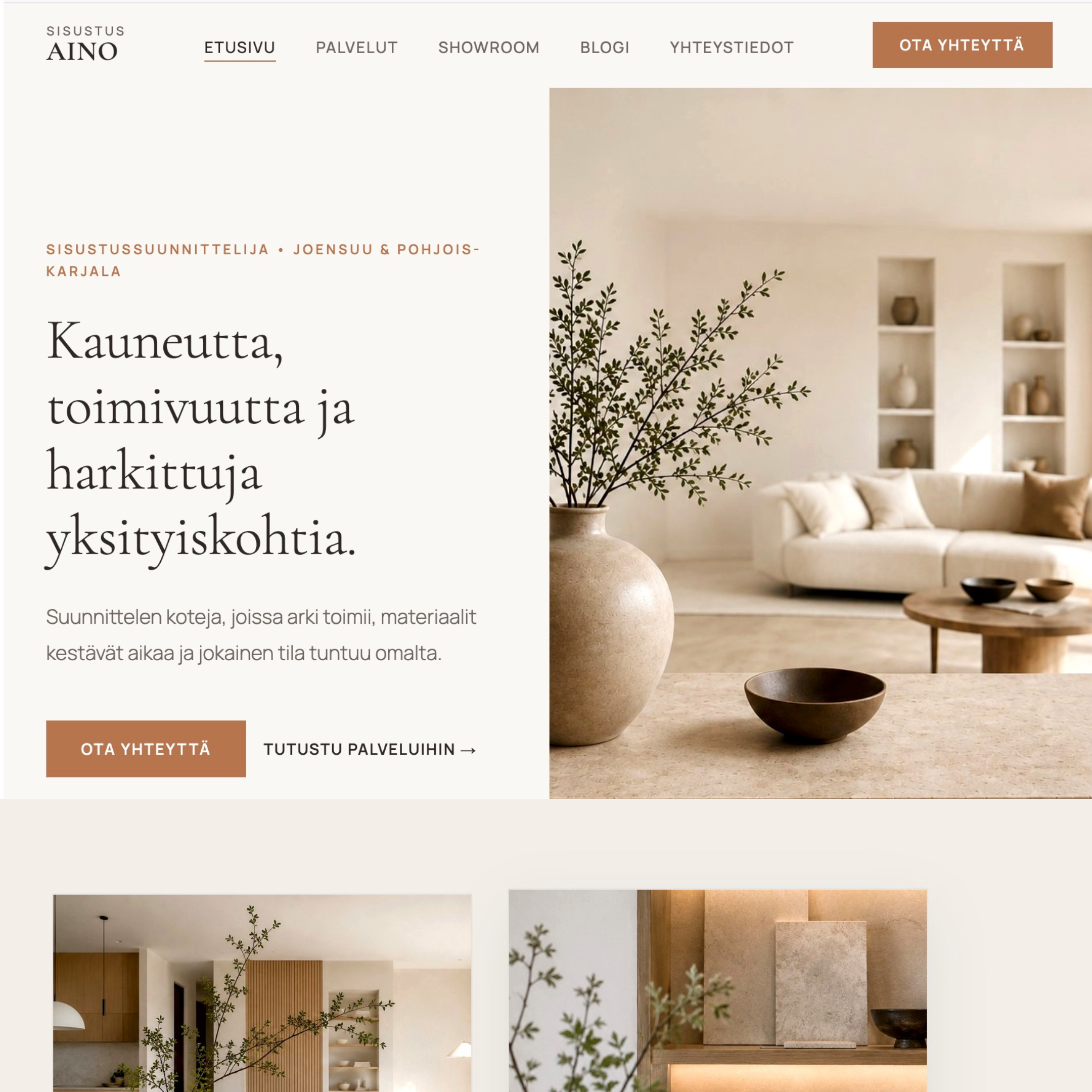 Sisustus Aino